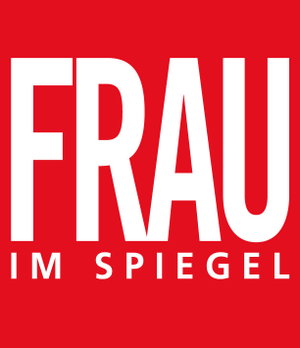 Frau im Spiegel Logo