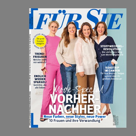 FÜR SIE mit XL-Ausgabe: Mehr Seiten, mehr Style, mehr Nähe zur Leserin